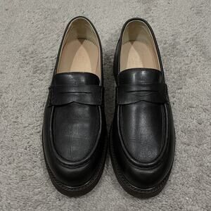 STUNNING Velasca Milano Penny Loafers Dark Brown Leather 40 (US 7) Crepe Sole